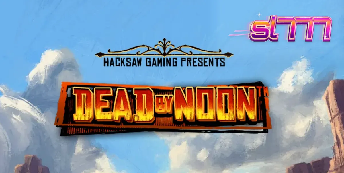 Tampilan visual slot Dead by Noon dengan nuansa Wild West yang gersang dan penuh aksi.