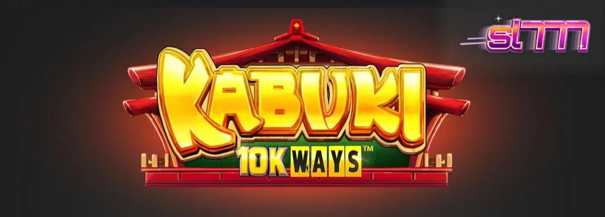 Tampilan visual slot Kabuki 10k Ways dengan tema teater Jepang dan hutan bambu